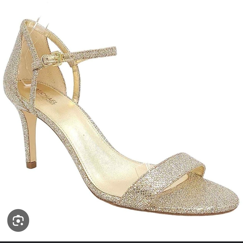 Michael Kors Glittering Gold Heels